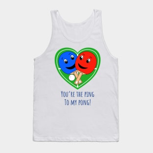 Valentines Table Tennis Tank Top